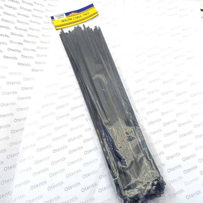 

KABEL TIES NILON 40 CM HITAM - NYLON TIE KABEL IKAT 40CM - TIS 400 MM