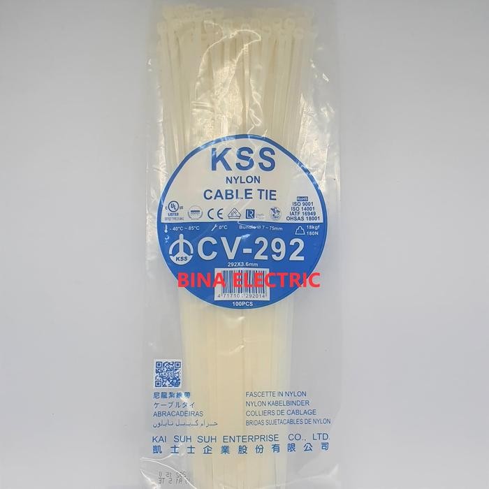 

Kabel Ties KSS CV-292 3.6x292 3,6x292 29cm 29 Cm / Kabel Tis Ties Tiss