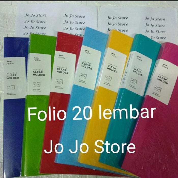 

CLEAR HOLDER DAIICHI PROFILE FC ( 20 POCKETS )