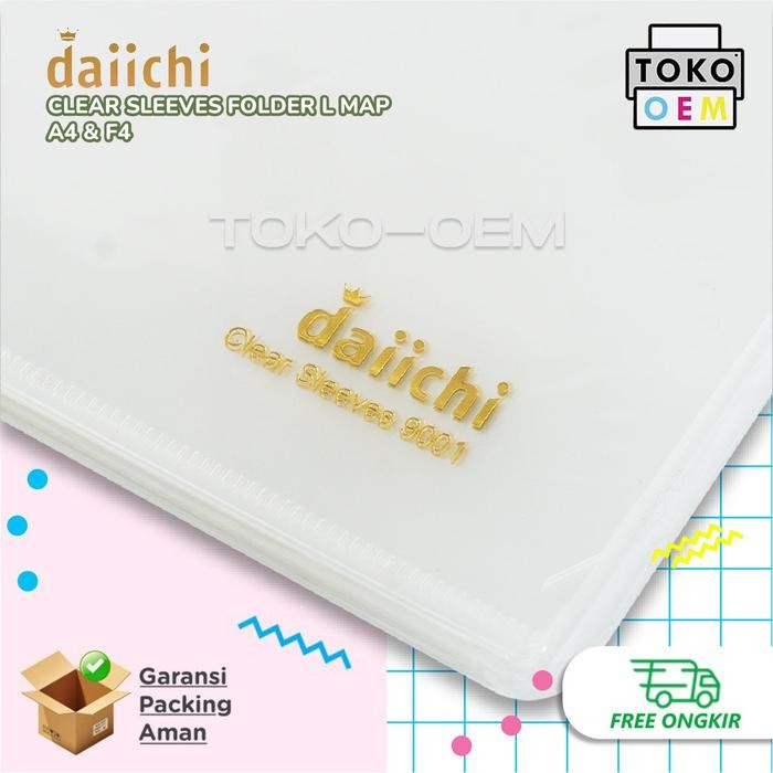 

DAIICHI MAP L BENING CLEAR SLEEVES HOLDER 1 PACK (12 PCS)