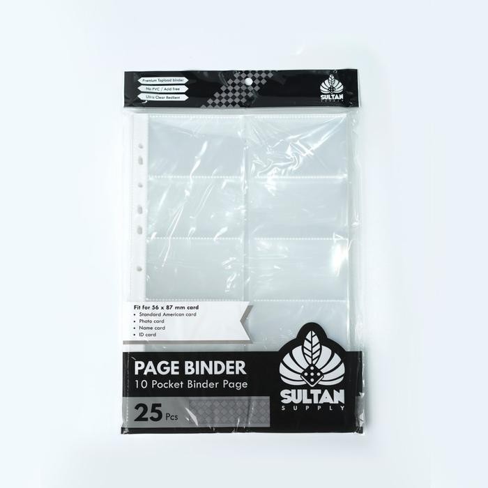 

Sultan Supply Page Binder 10 Pocket - 25 Pcs