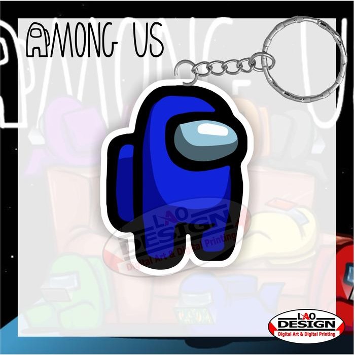 Gantungan Kunci Among Us Skin A1 - Gantungan Kunci Akrilik - Gantungan Kunci Lucu - Gantungan Kunci