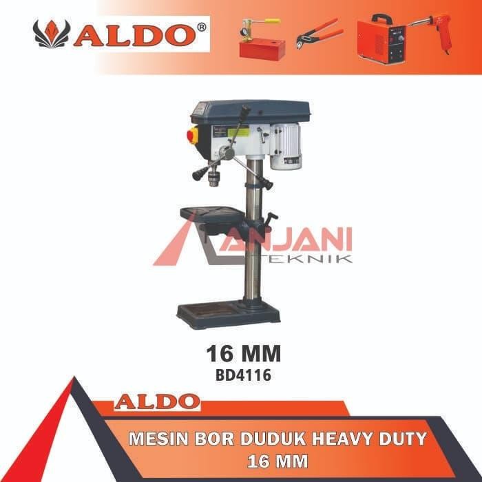 ALDO BD 4116 MESIN BOR DUDUK 16MM / BENCH DRILL MACHINE 16 MM BD4116 TERMURAH