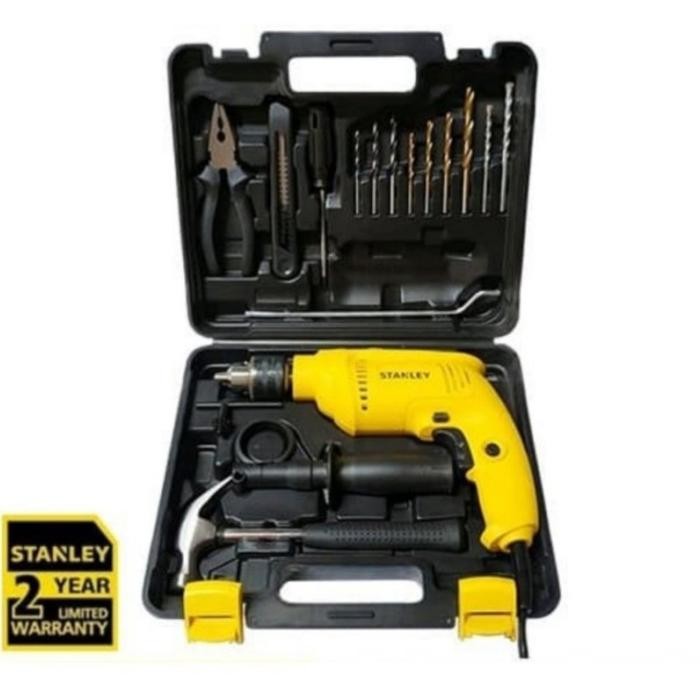 BOR TEMBOK SET STANLEY SDH600KV IMPACT DRILL STANLEY TERMURAH