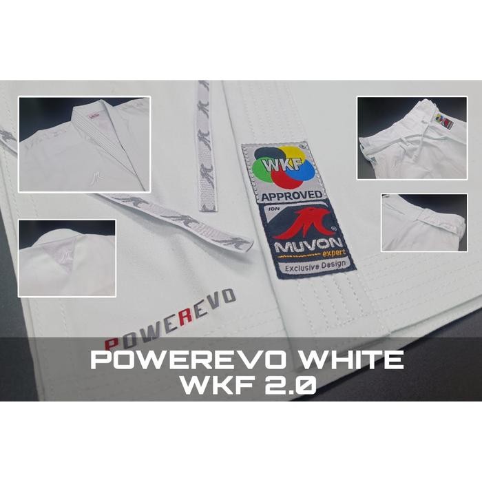 Karate baju kata powerevo muvon WKF approved