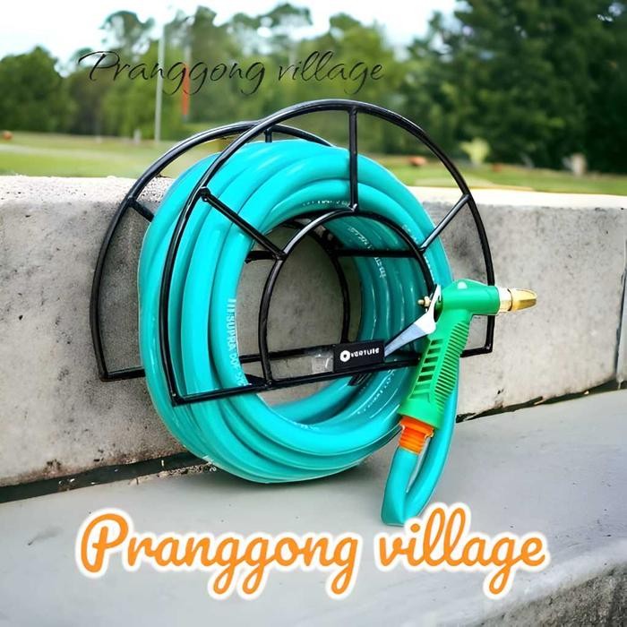 Gantungan Selang Air Besi 6mm dengan Fisher dan Sekrup / gulungan selang air