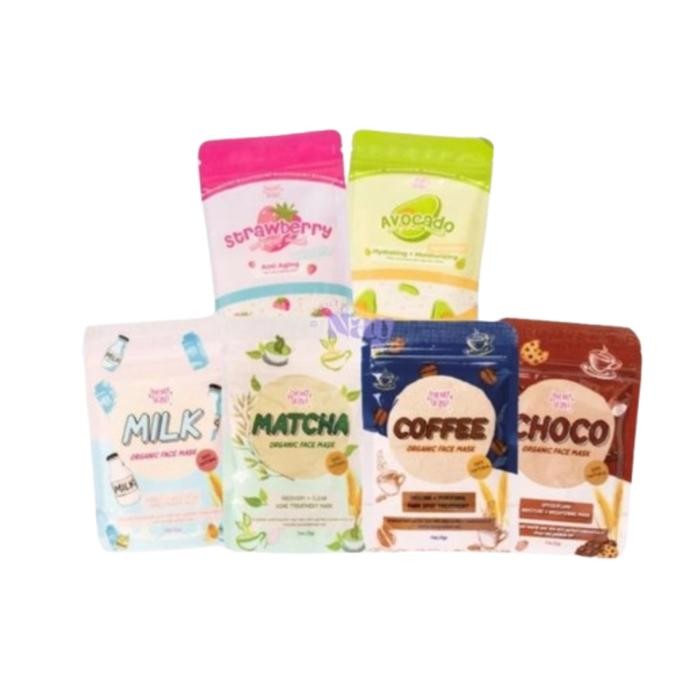 

OH MY SKIN Masker organik MINISIZE 25gr OHMYSKIN MATCHA COFFEE MILK CHOCO STRAWBERRY AVOCADO Masker