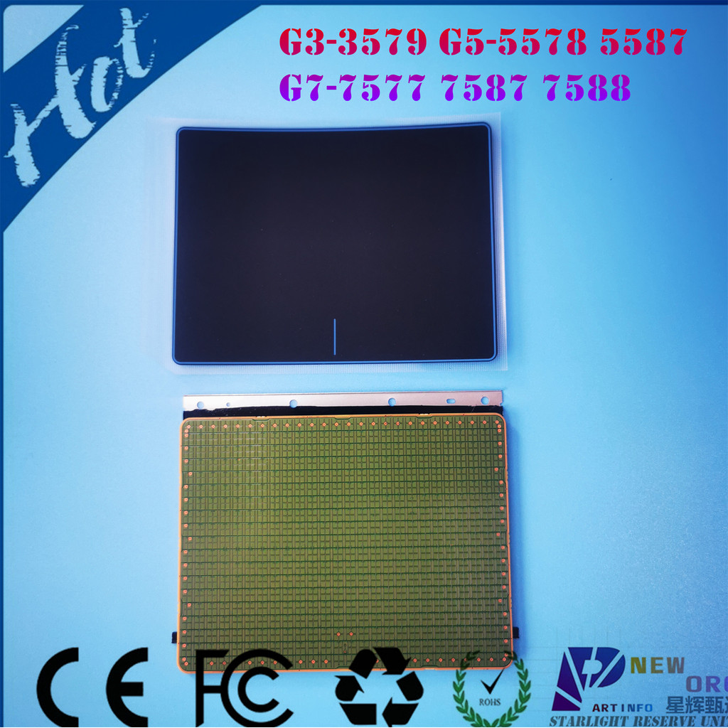 Laptop touchpad for DELL Gaming15 G3-3579 3779 G5-5587 5588 G7-7577 7588 series with Blue Plate