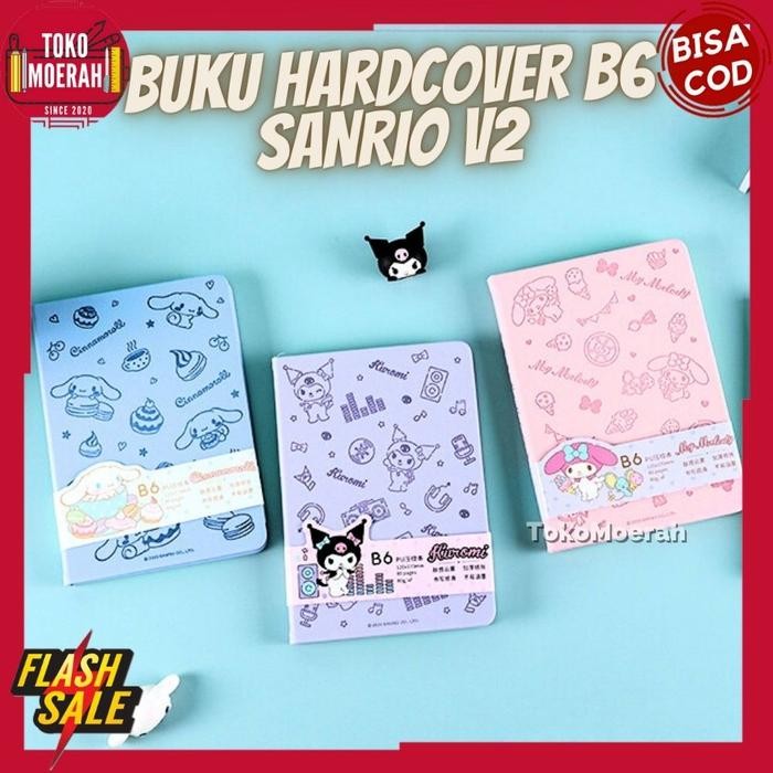 

Terlaris- Buku Sanrio B6 Buku Hardcover B6 Sanrio V2 Lucu Notebook B6 Sanrio