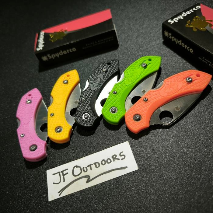 Pisau Mancing Fillet Ikan Fruit Knife Outdoor Spyderco Dragonfly C28Gp Terlaris