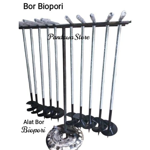 Alat Pelubang Tanah - Bor Biopori Spiral Penggali Tanah Multifungsi Pasti Ori