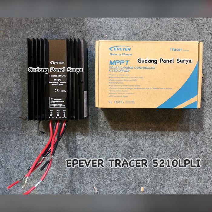 Terbatas Solar Charge Controller Scc Mppt 20A Epever Tracer 5210Lpli 5210 Lpli