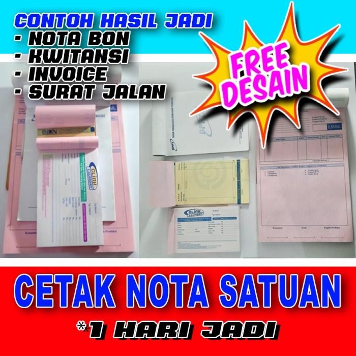 

Terlaris- Buku Nota, Surat Jalan, Kwitansi Karbon Ncr - Satuan