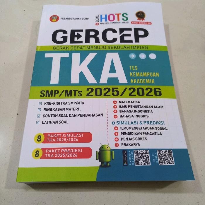 

Promo Buku Gercep Tka Smp Mts 2025 2026 Soal Host Pasanggrahan Guru Best Seller Tbk