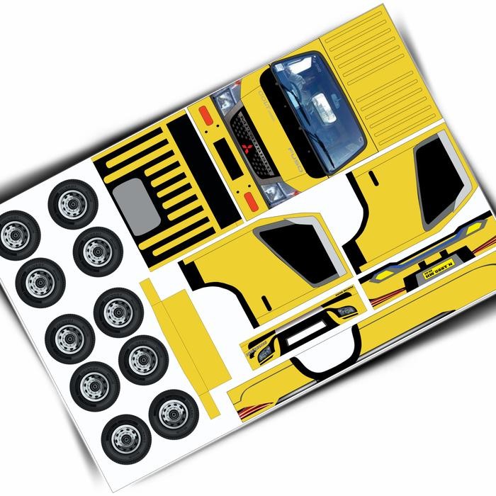 READY STOCK STIKER TRUK CANTER FUSO UKURAN BESAR