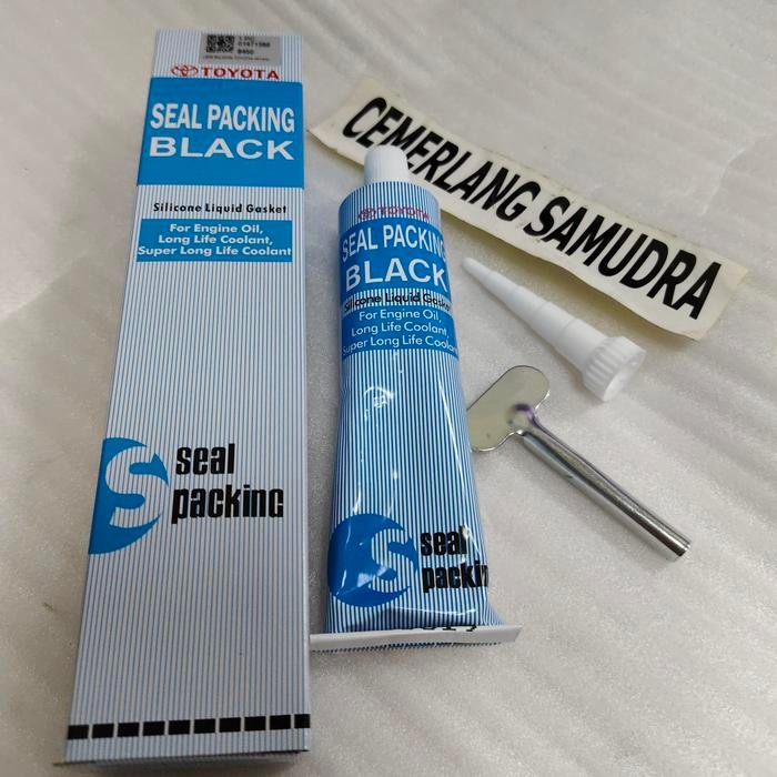 LEM SEALER LEM SILICONE HITAM LEM PACKING BLACK TOYOTA