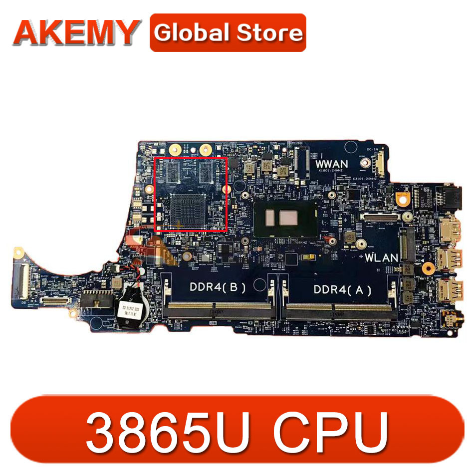 For Dell Latitude 3480 3580 Laptop Motherboard 16852-1 I3-6006U I5-6200U i3-7100U i5-7200U UMA GPU