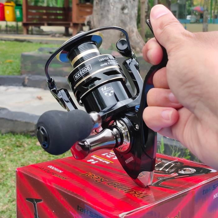 Reel 6000 Gulungan Pancing TaffSPORT NX6000 Metal Fishing Reel NX6000