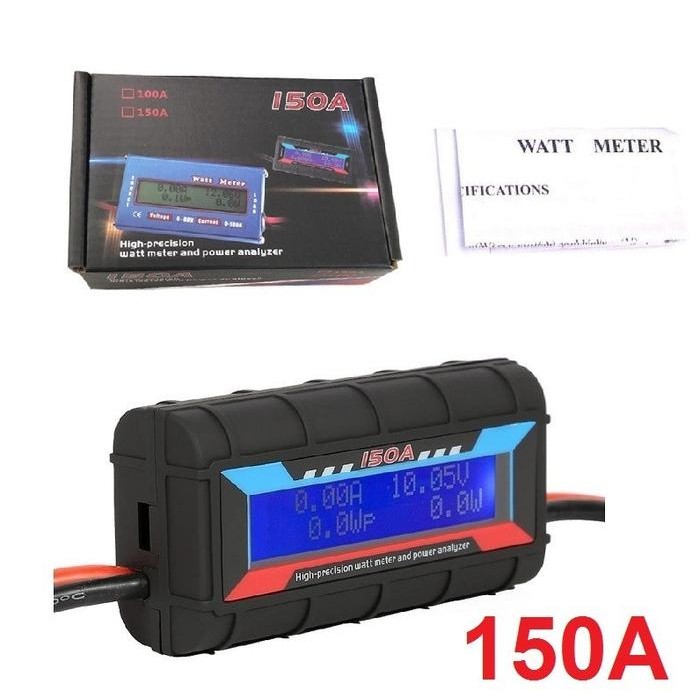Watt Meter Amper Meter 150A Gt Power Rc High Precision Dc Panel