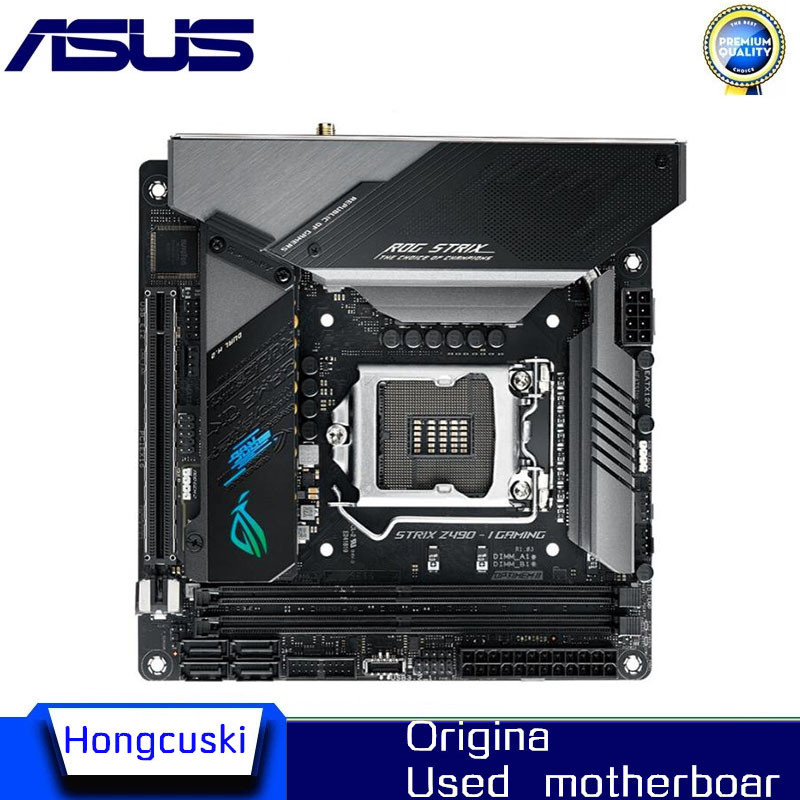 Asus ROG STRIX Z490-I GAMING MINi itx Z490 DDR4 LGA 1200 Motherboard