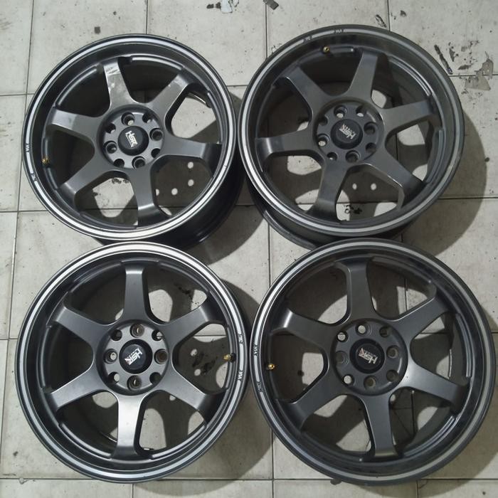 Velg Mobil Second Racing Tokyo Bekas Hsr Ring 16 Pcd 4x100 4x114.3