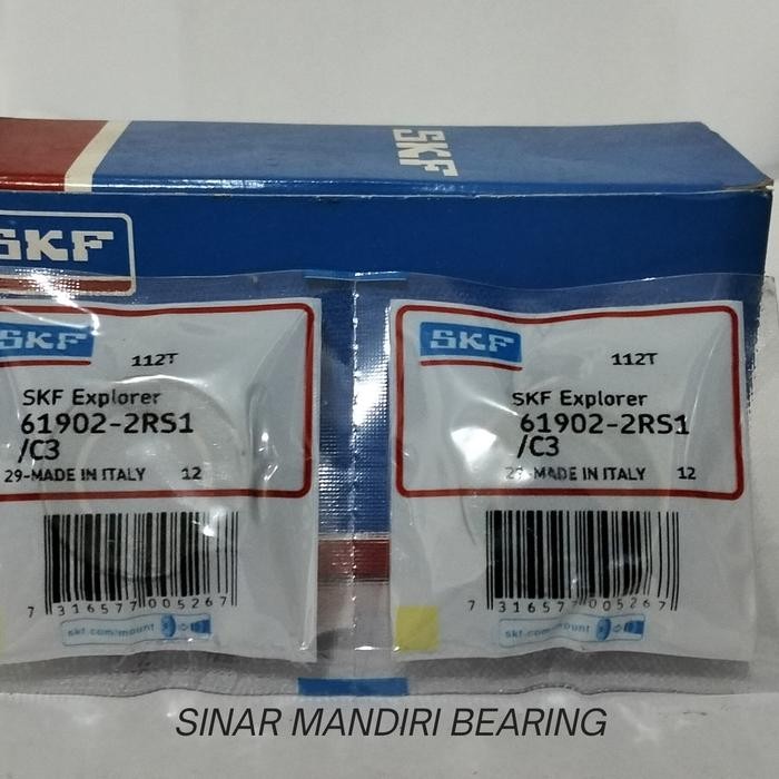 Best Seller Bearing 61902 / 6902 2Rs2 C3 Skf