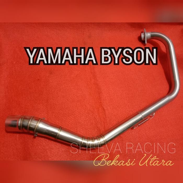 leher header Yamaha Byson header knalpot Byson knalpot byson