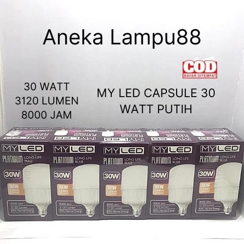 (Expert) LAMPU MYLED 30 WATT INUM - BOHLAM LED 30 WATT MY LED