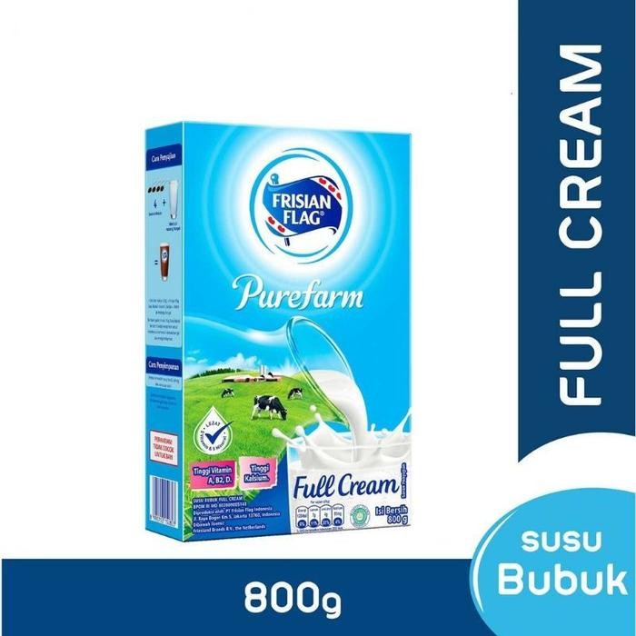 

(Expert) Susu Bubuk FullCream Frisian Flag Purefarm Full Cream 800g 800 Gram