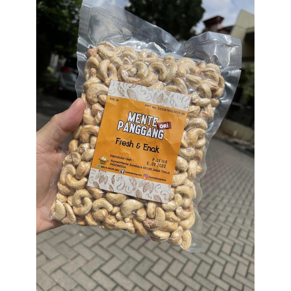

(Expert) KACANG METE MEDE UTUH MATANG OVEN PANGGANG ASIN 500GR