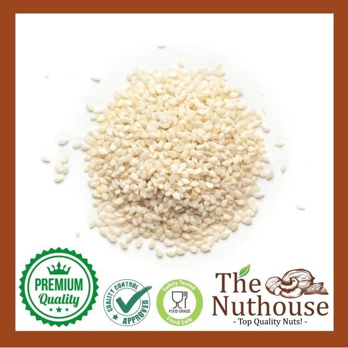 

(Expert) 1kg White Sesame Seeds RAW / Biji Wijen Putih Mentah [Premium]
