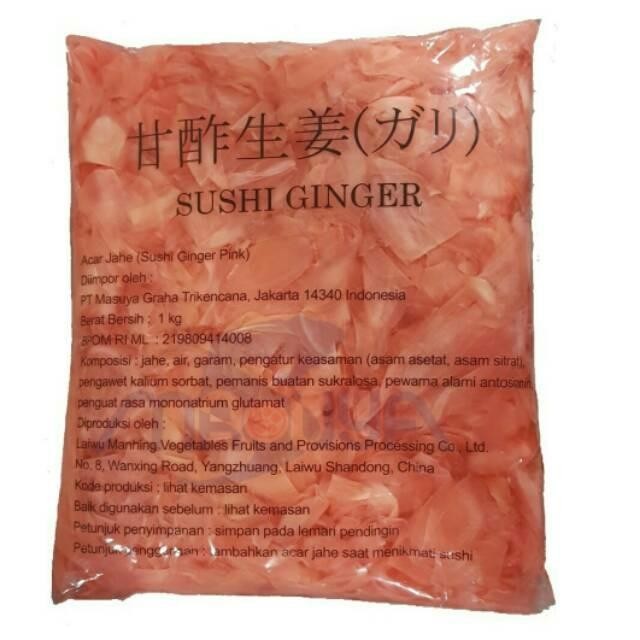 

(Expert) Sushi Gari / Acar Jahe / Ginger Pickle Pink & Yellow 1kg