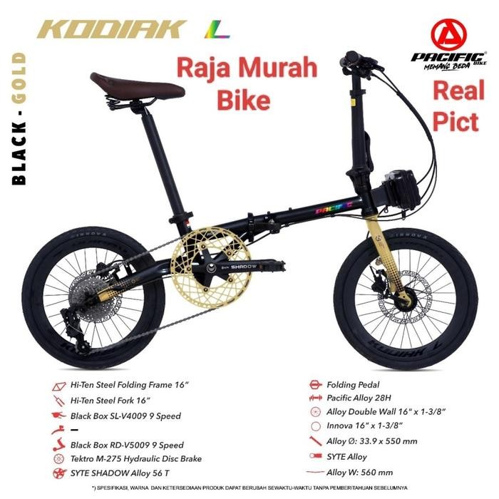 Sepeda Lipat 16 Inch Pacific Kodiak L Sepeda Lipat Pacific 16 Inch Kodiak L