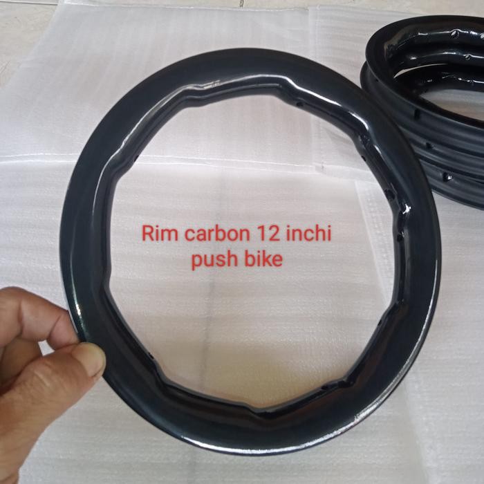RIM CARBON PUSH BIKE 12 INCHI HOLE 10 PUSHBIKE CARBON RIM WHEELS PUSH BIKE CARBON RIM CONTADOR