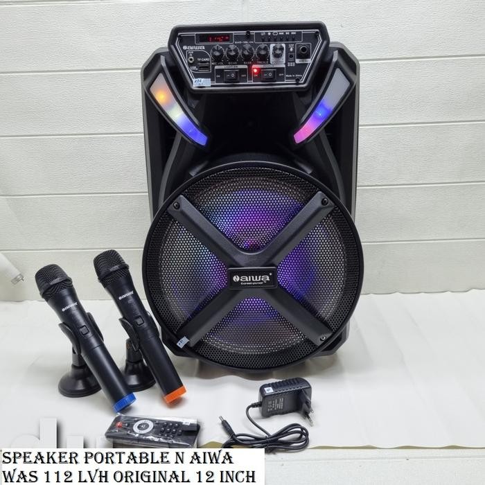 Speaker Aktif Portable Wireless Aiwa 112 Lvh 112Lvh Bluetooth 12 Inch