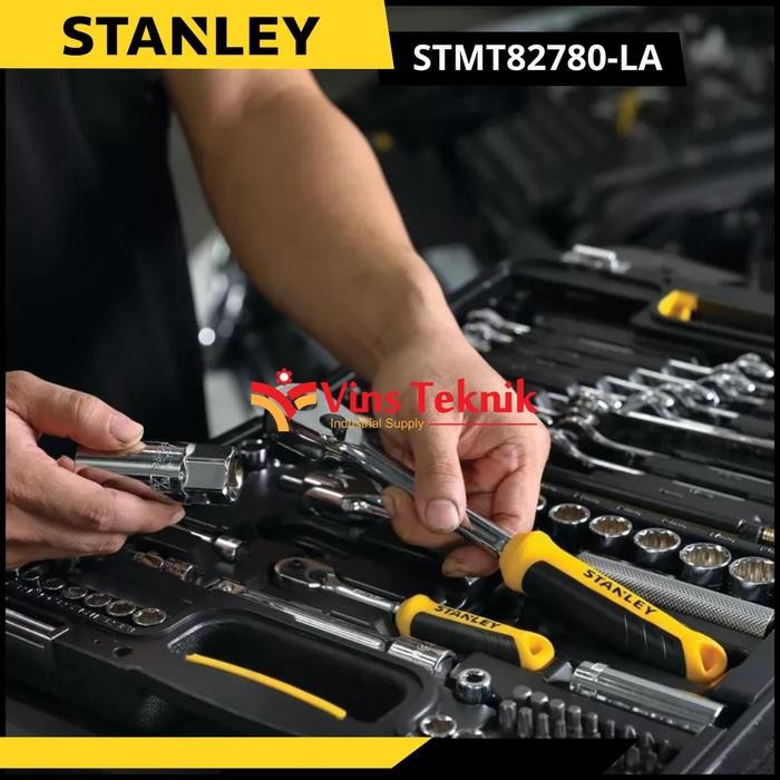 Kunci Ring Pas Set Kunci Shock Set Shocket Set 79Pcs STANLEY STMT82780-LA