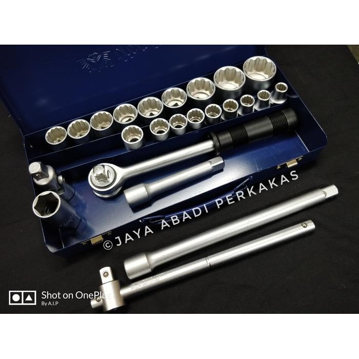 KUNCI SOCK SET - SOCKET SET TJAP MATA GERMANY 25PCS