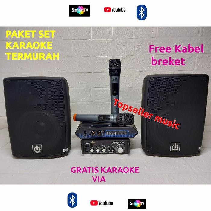 Paket Sound System Karaoke Minimalis 6Inch Restoran/Cafe Dan Lain-Lain Pasti Diskon