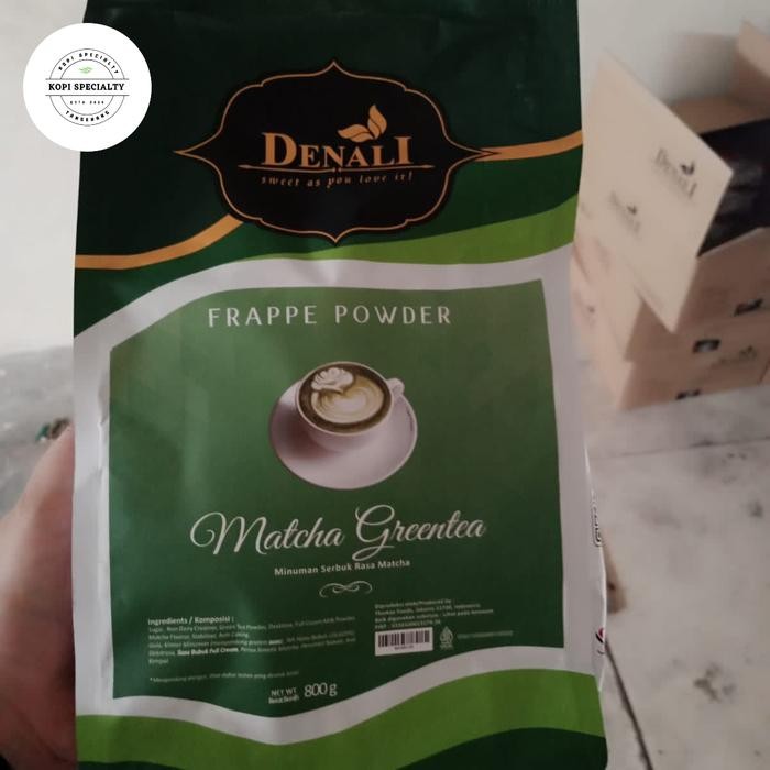 

Denali Matcha Greentea Powder 800 gram - Bubuk Minuman Rasa Matcha Drink Ice, Tanpa Pengawet - Cup,