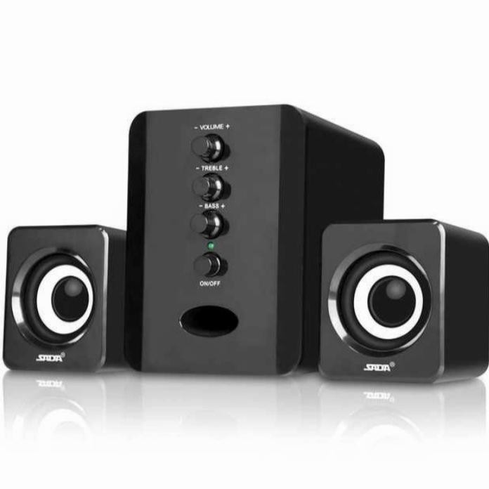 Speaker Sada D-202 Subwoofer - Speaker Komputer Laptop Hp - Speaker Pasti Diskon