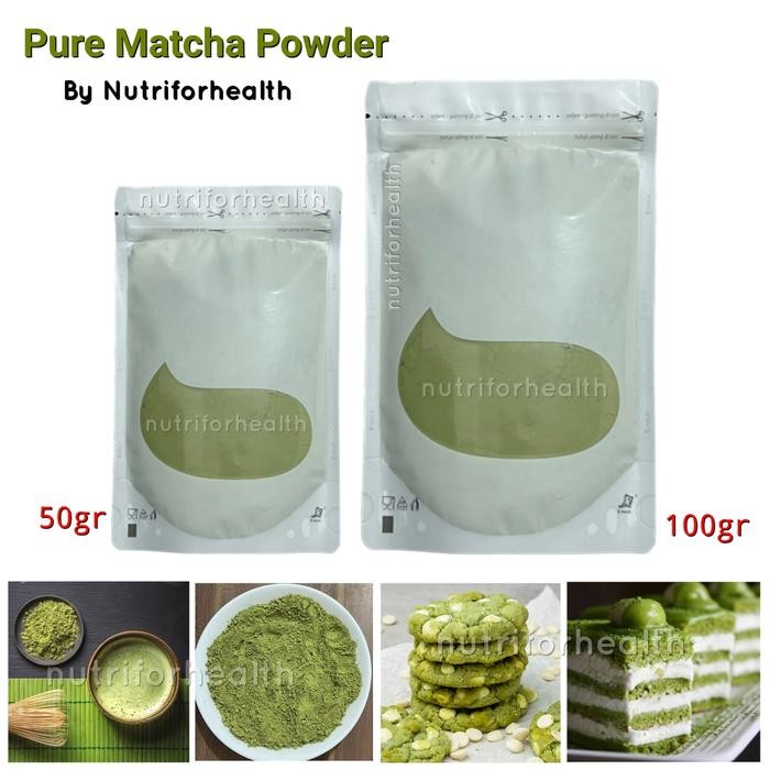 

PURE MATCHA Greentea Powder 100% Matcha Tanpa Campuran Grade Premium
