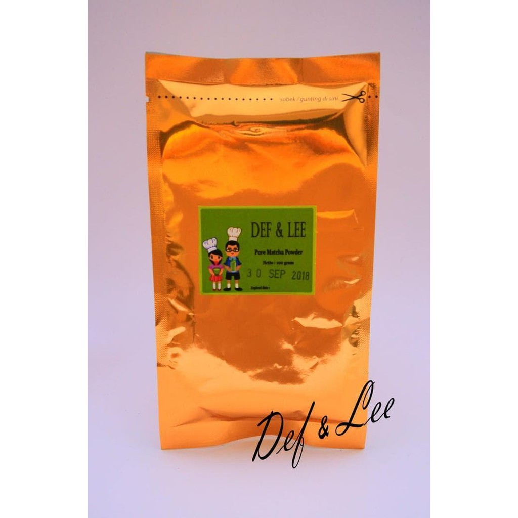 

Promo Premium Pure Matcha Greentea Powder (High Quality) Pack 100 Gram
