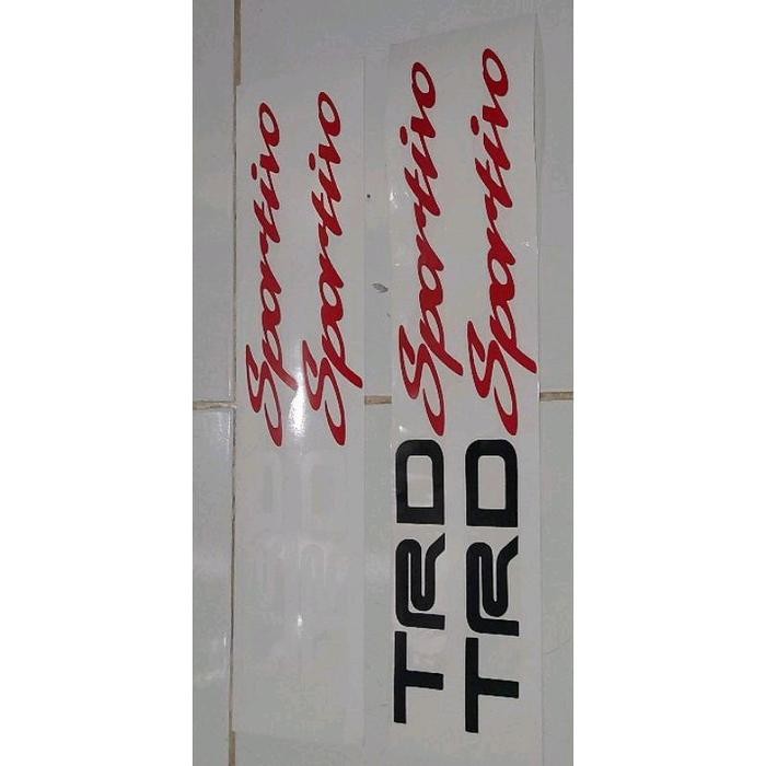TERMURAH LIST BODY STIKER TULISAN TRD SPORTIVO / LIST BODY STIKER TRD SPORTIVO
