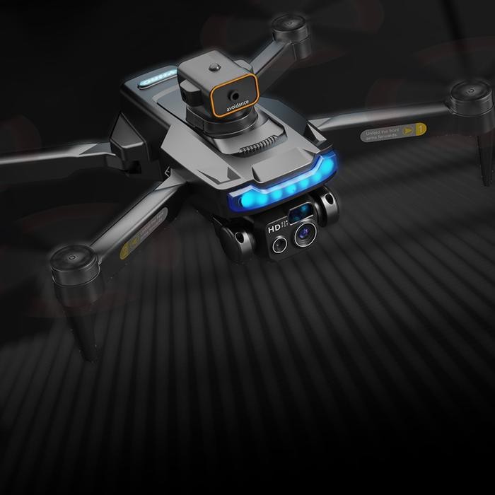 Drone P15 Dual Kamera Automatic Camera Drone Gps Optical Avoidance Hitam Pasti Ori