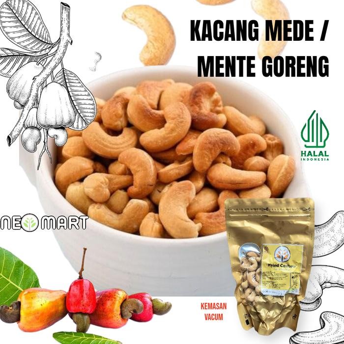 

terlaris Kacang Mete / Mede Mente Matang Goreng 250gr(1/4kg) Food Snacks