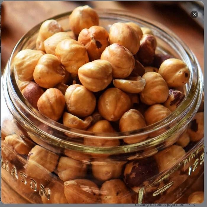 

terlaris Kacang Hazelnut Panggang / Roasted Hazelnut 100 gram Camilan