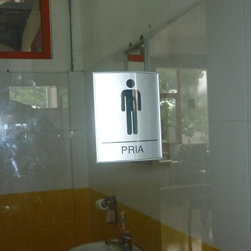

Papan Petunjuk Signage Toilet Restroom Men Standard 14 x 115 cm