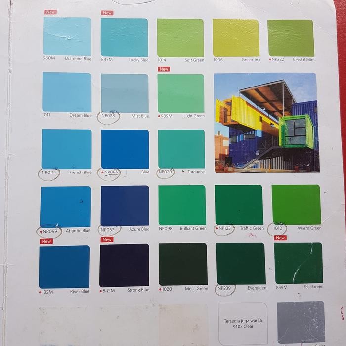 CAT MINYAK PLATONE 8000 UNTUK BESI DAN KAYU WARNA NIPPON PAINT