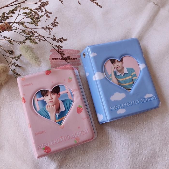 

40 Slot Photo Album Photocard Foto Mini 3 Inch Collection Book 1P Tempat Pc Kpop Polaroid Korea