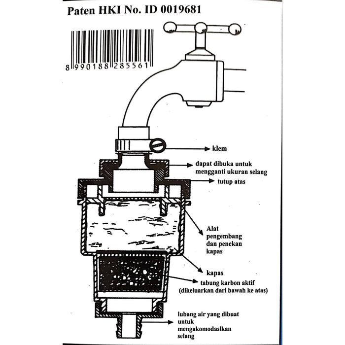 (Expert) ZERNII FILTER AIR KRAN PENYARING AIR KERUH